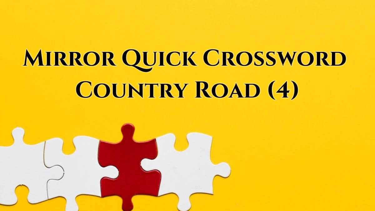 Mirror Quick Crossword Clue Country Road (4) Find Answer for May 28, 2024