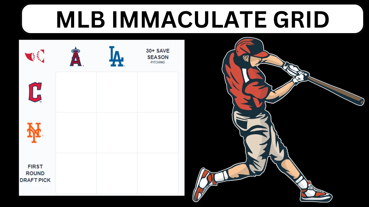 MLB Immaculate Grid Answers Today May 13, 2024