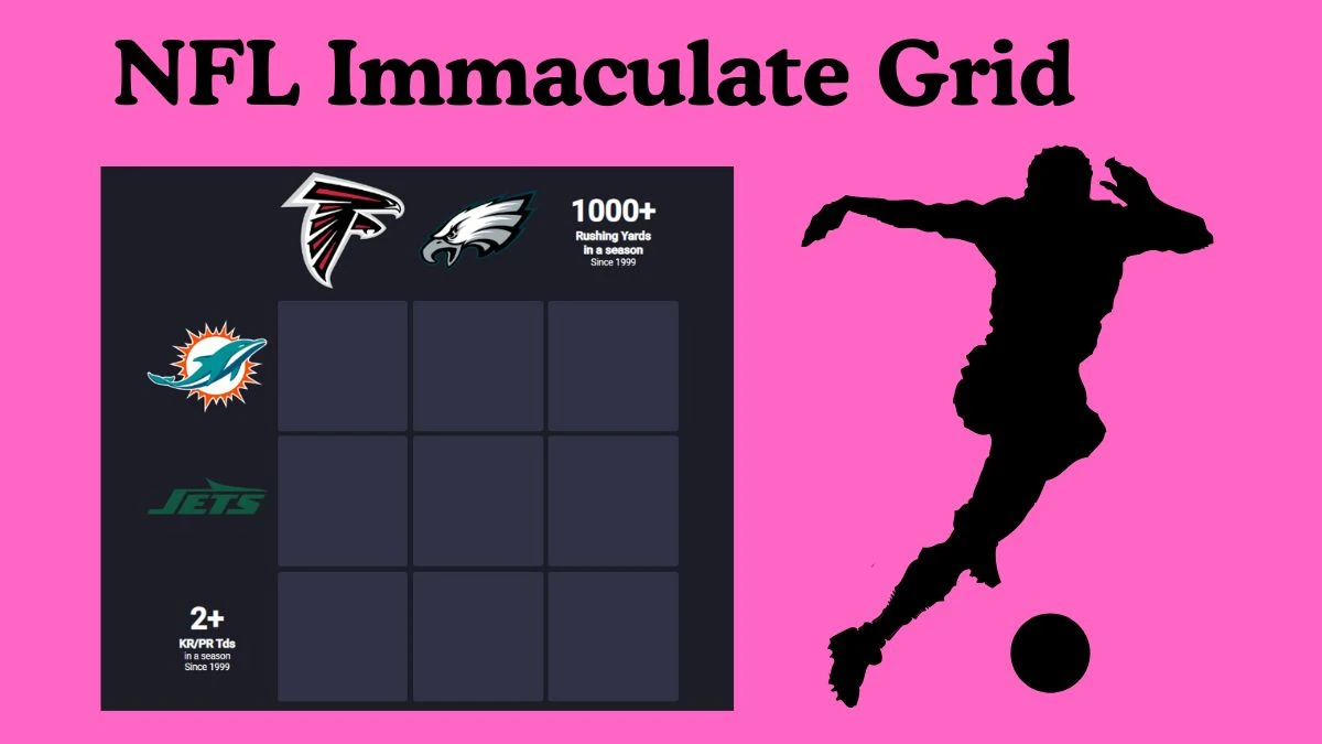 NFL Immaculate Grid Answers Today May 22, 2024