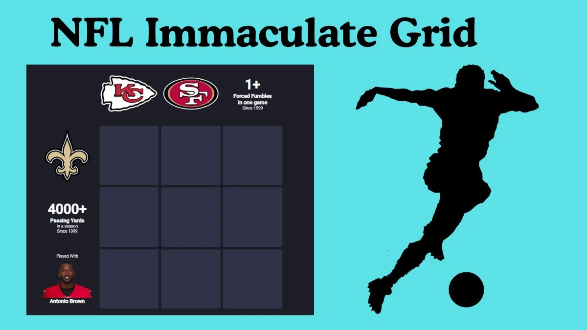 NFL Immaculate Grid Answers Today May 24, 2024