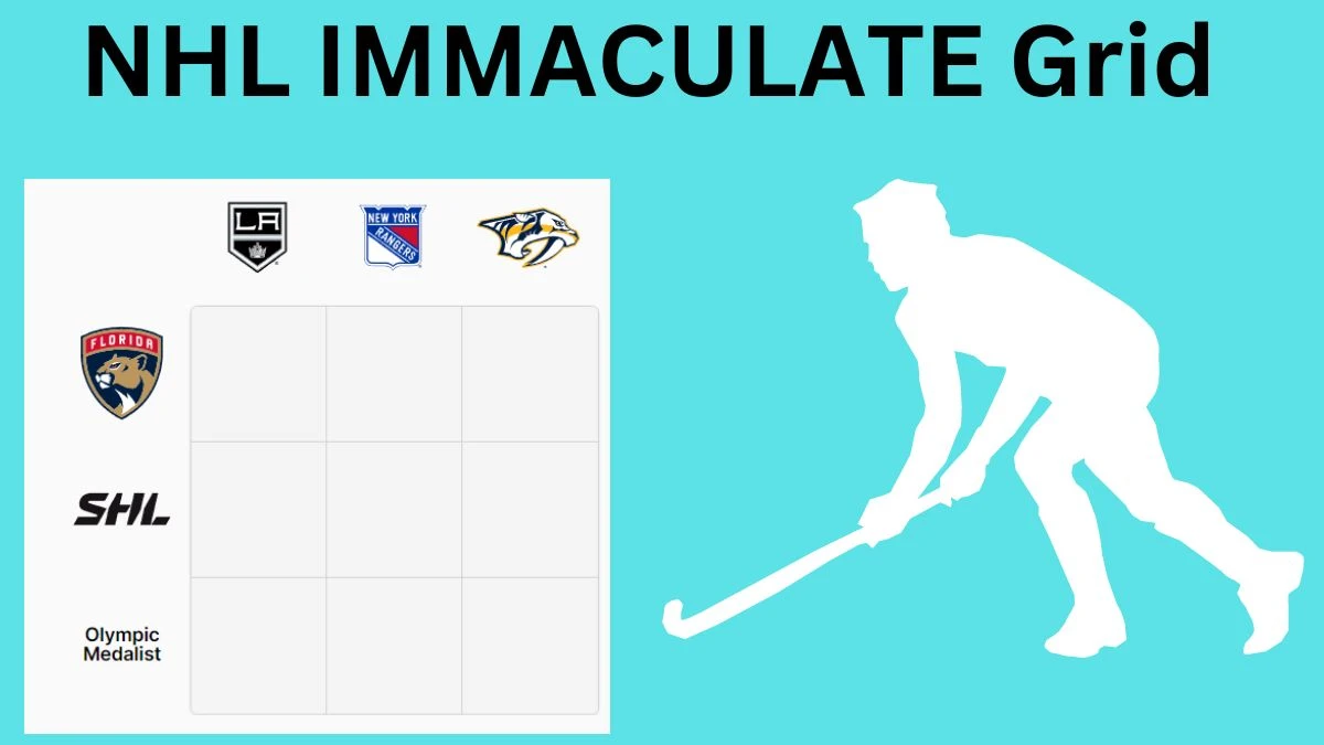 NHL Grid Solved Check Today's Answers