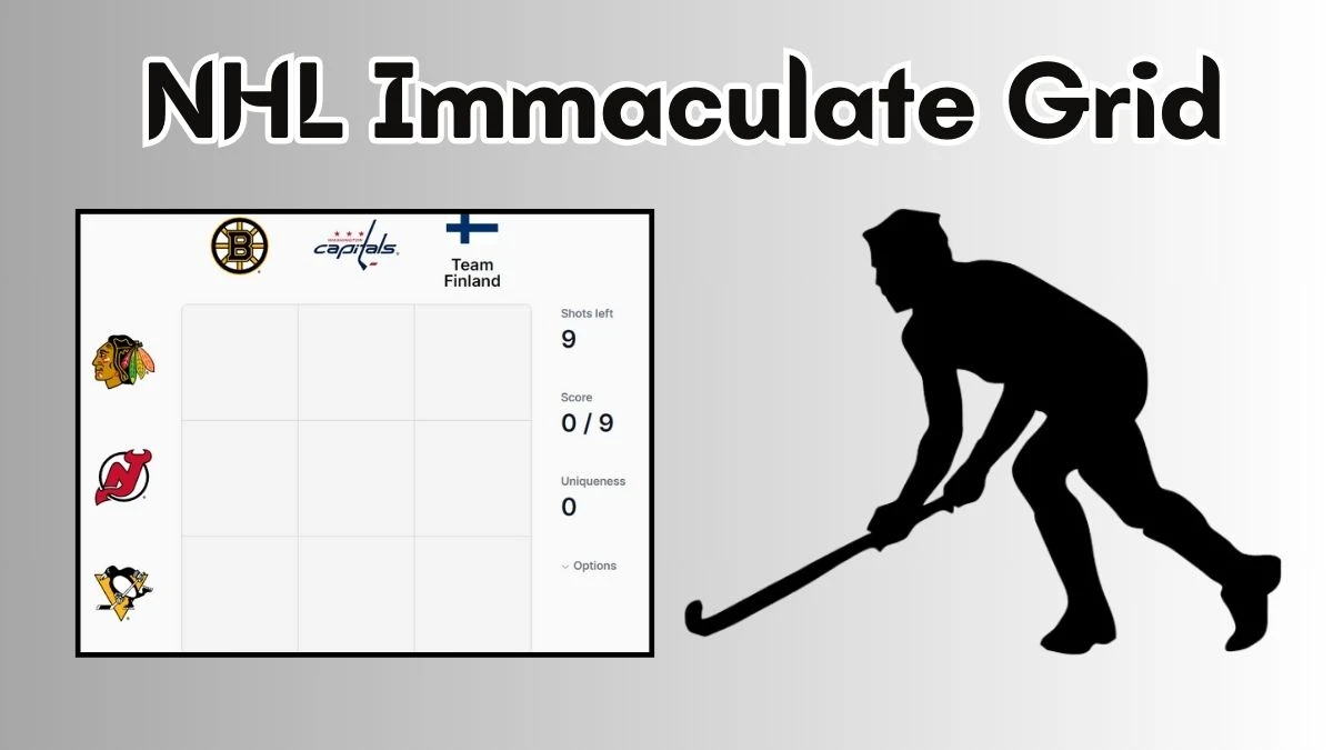 NHL Immaculate Grid Answers Today May 20, 2024