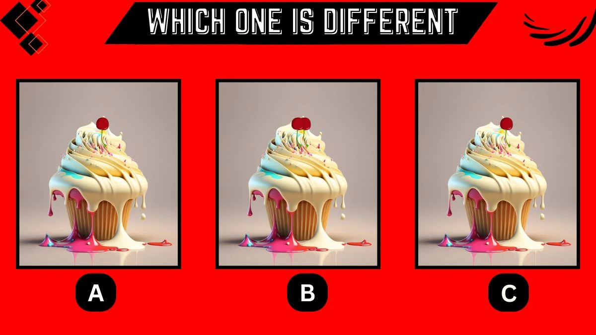 Observation Brain Challenge: Only people with Eagle Eyes Can Spot the Different Cake in 6 Secs