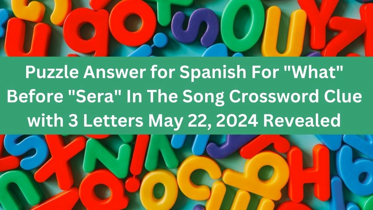 Puzzle Answer for Spanish For 