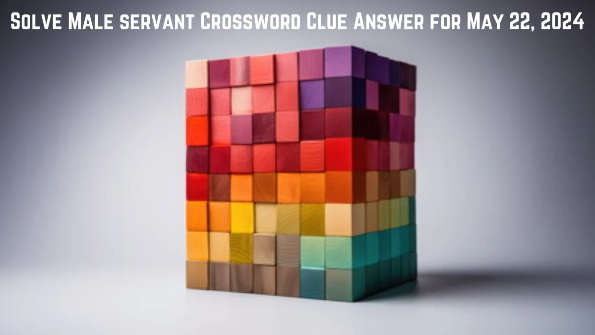 Solve Male servant Crossword Clue Answer for May 22, 2024