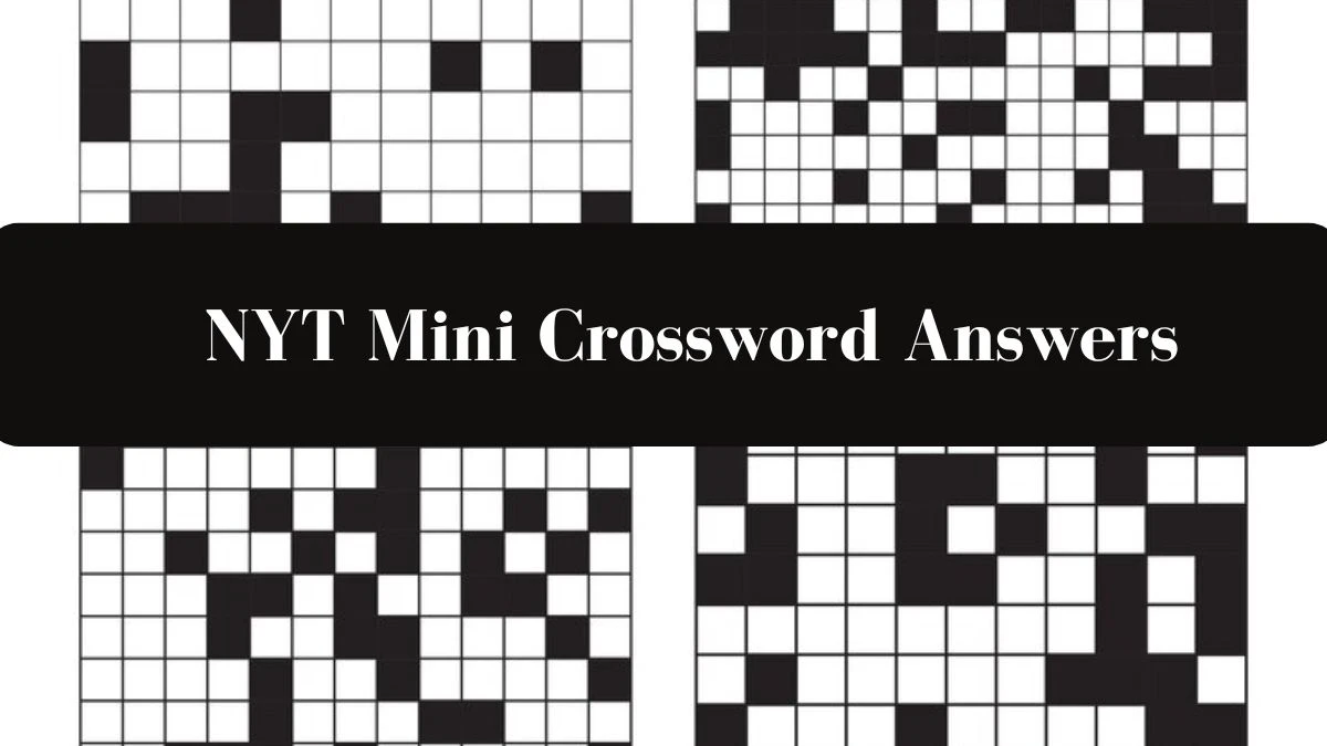 Solved NYT Mini Crossword Answers for May 03, 2024 - News