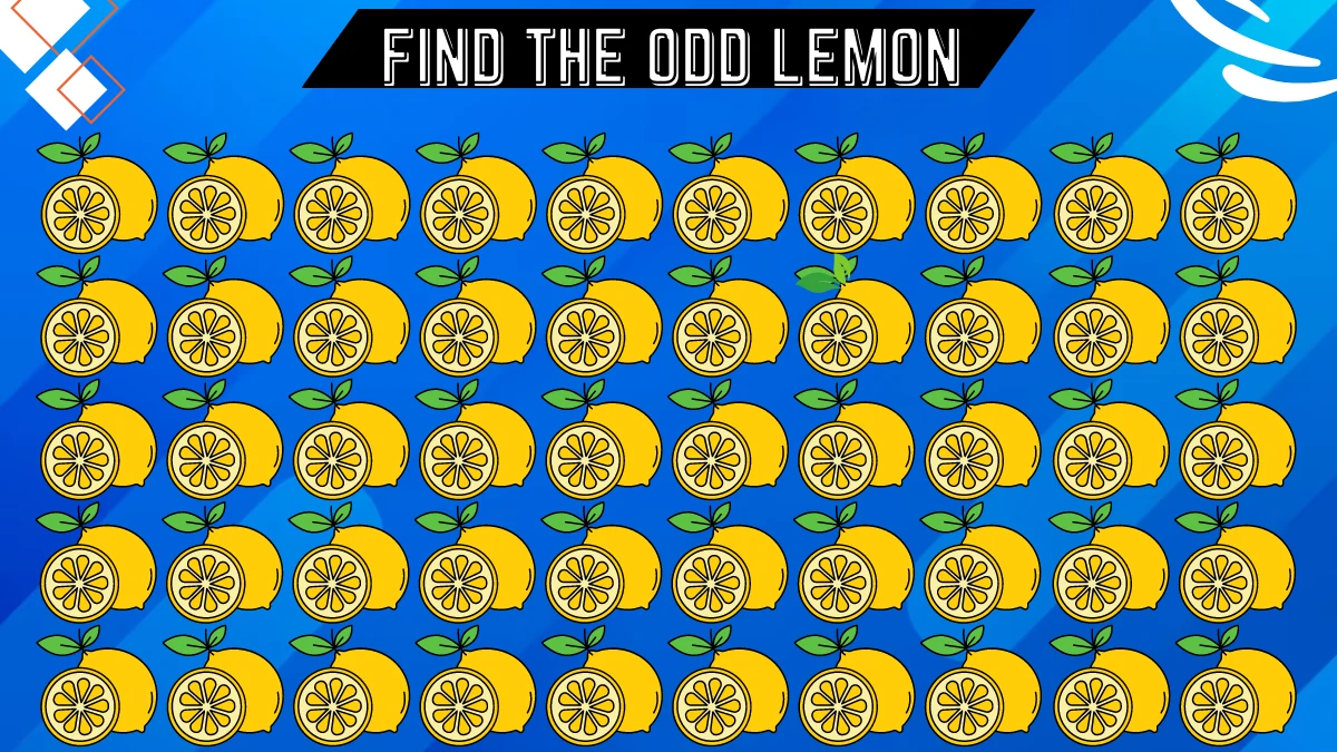 Brain Teaser Speed Test: Only Eagle-eyed People Can Spot the Odd Lemon in  this Image in 8 Secs - News