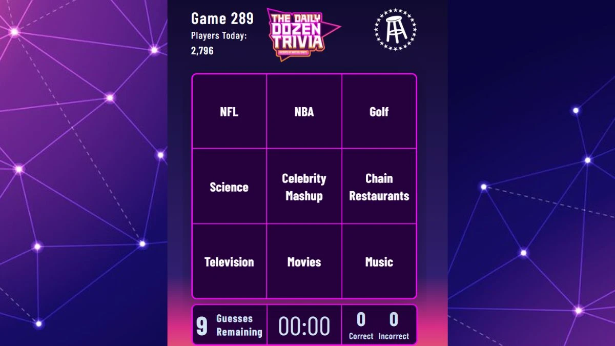 The Daily Trivia Game as of May 07, 2024