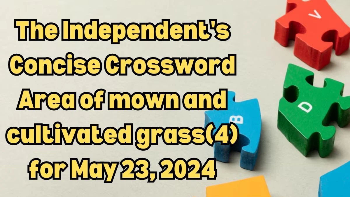 The Independent's Concise Crossword Area of mown and cultivated grass(4) Answers Updated May 23, 2024