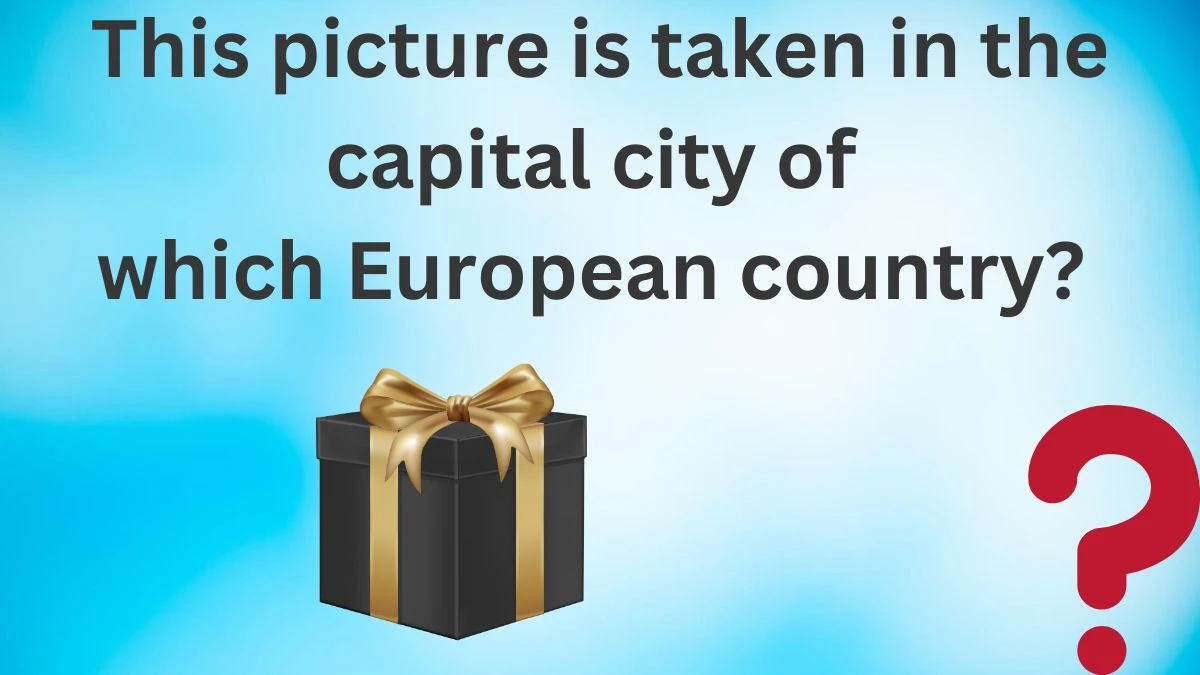This picture is taken in the capital city of which European country? Amazon Quiz Answer Today May 29, 2024