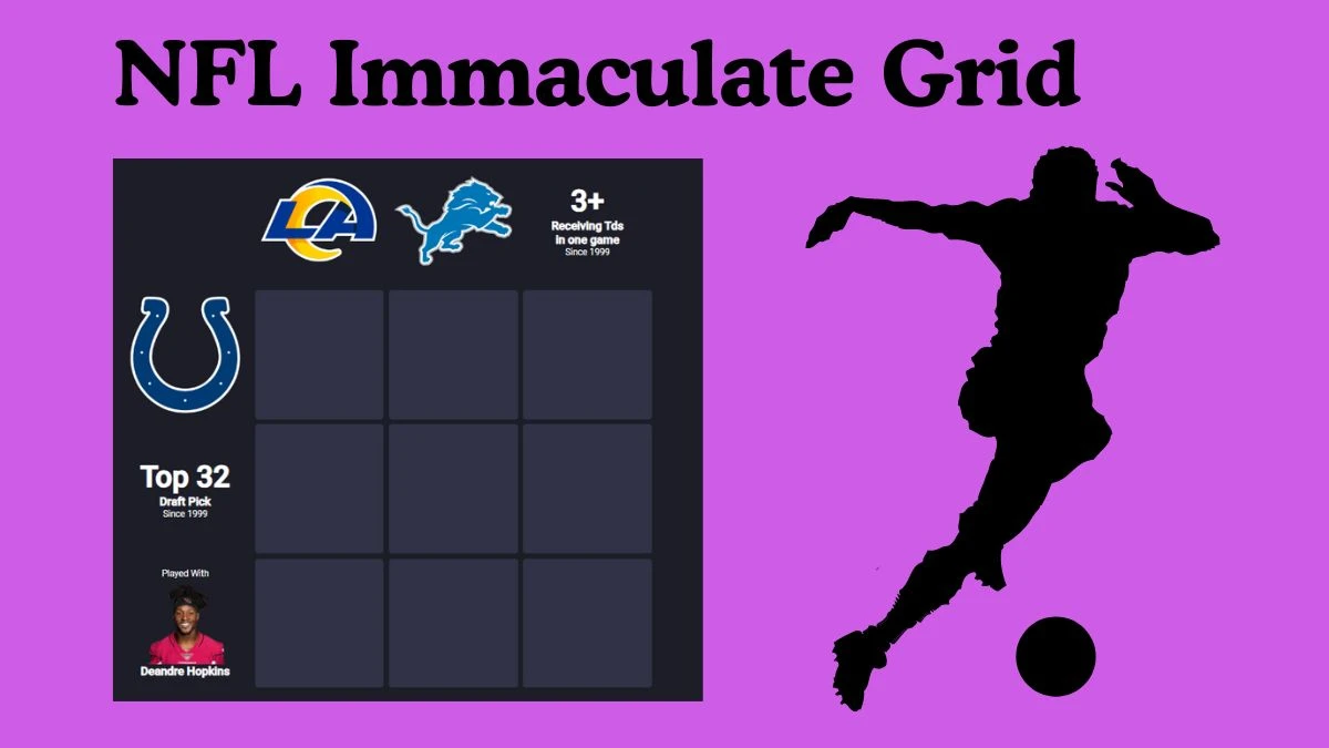 Which Players Have Played for Both Indianapolis Colts and Los Angeles Rams in Their Careers? NFL Immaculate Grid Answers for May 30 2024