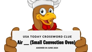 Air ___ (Small Convection Oven) USA Today 5 Letters Crossword Clue Answers on June 04, 2024