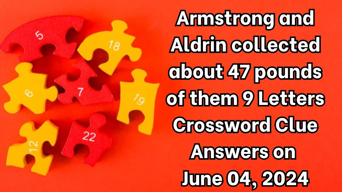 Armstrong and Aldrin collected about 47 pounds of them 9 Letters Crossword Clue Answers on June 04, 2024