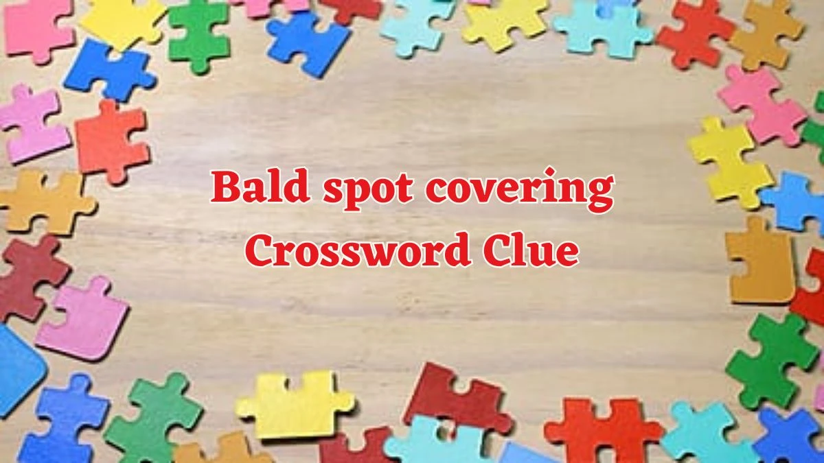 Daily Commuter Bald spot covering Crossword Clue Puzzle Answer from June 14, 2024