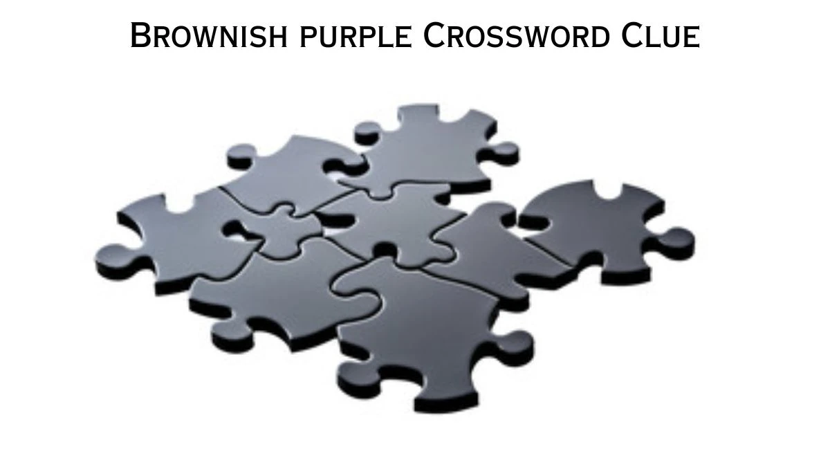 USA Today Brownish purple Crossword Clue Puzzle Answer from June 20, 2024