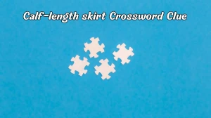 Calf-length skirt Universal Crossword Clue Puzzle Answer from June 21, 2024