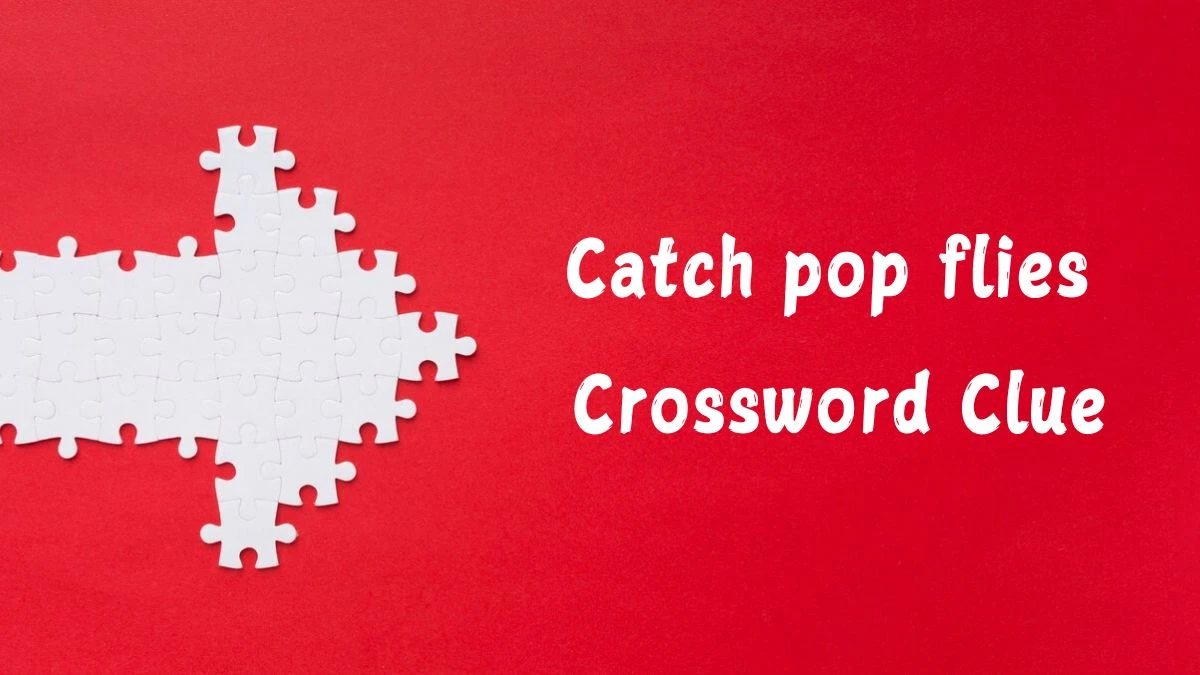 Catch pop flies Universal Crossword Clue Puzzle Answer from June 18, 2024