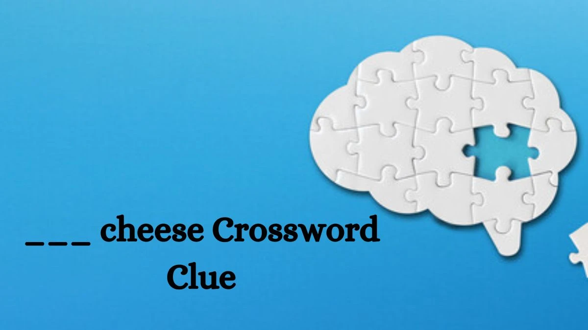 ___ cheese NYT Crossword Clue Puzzle Answer from June 22, 2024