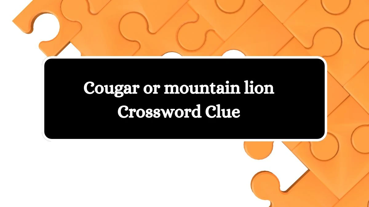 Cougar or mountain lion Daily Themed Crossword Clue Puzzle Answer from June 29, 2024