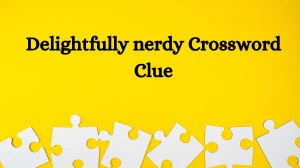 USA Today Delightfully nerdy Crossword Clue Puzzle Answer from June 25, 2024