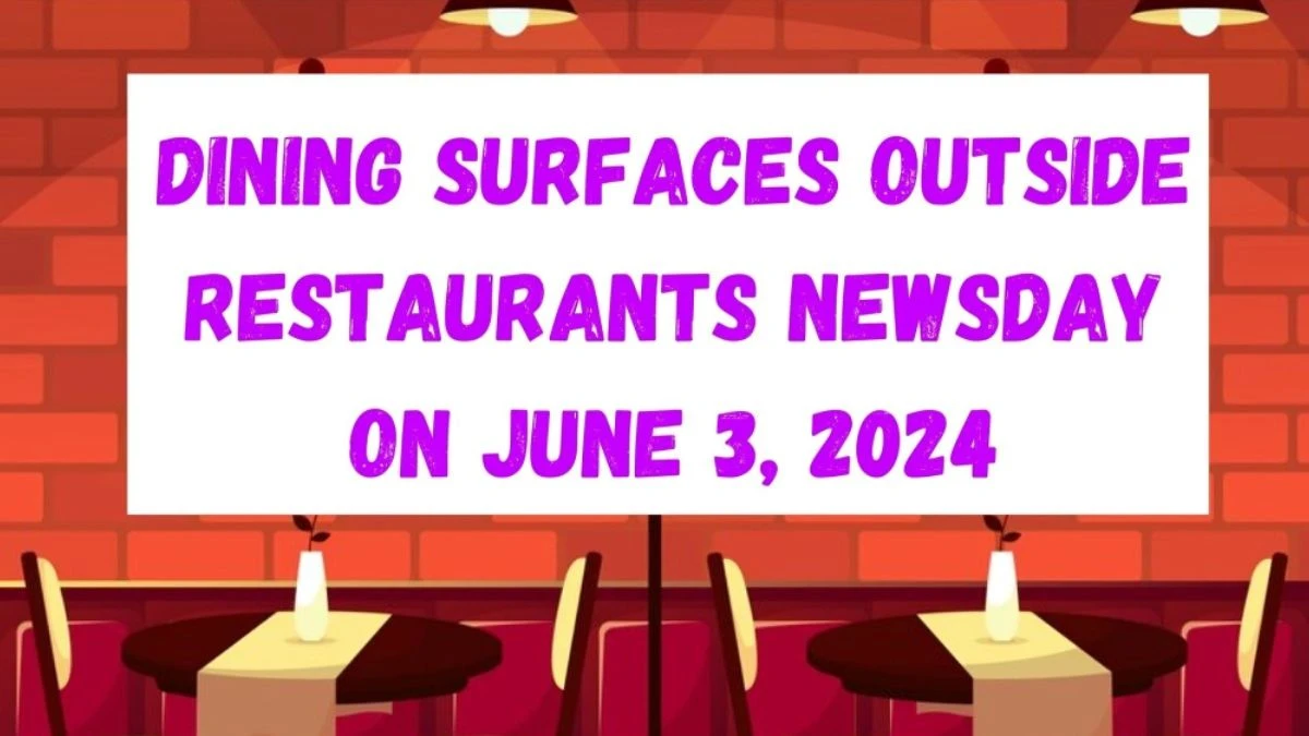 Dining Surfaces Outside Restaurants 10 Letters Crossword Clue Puzzle