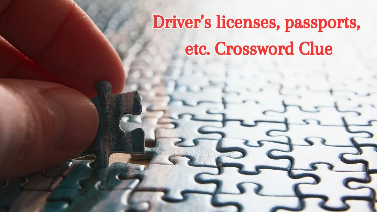 Universal Driver’s licenses, passports, etc. Crossword Clue Puzzle Answer from June 22, 2024
