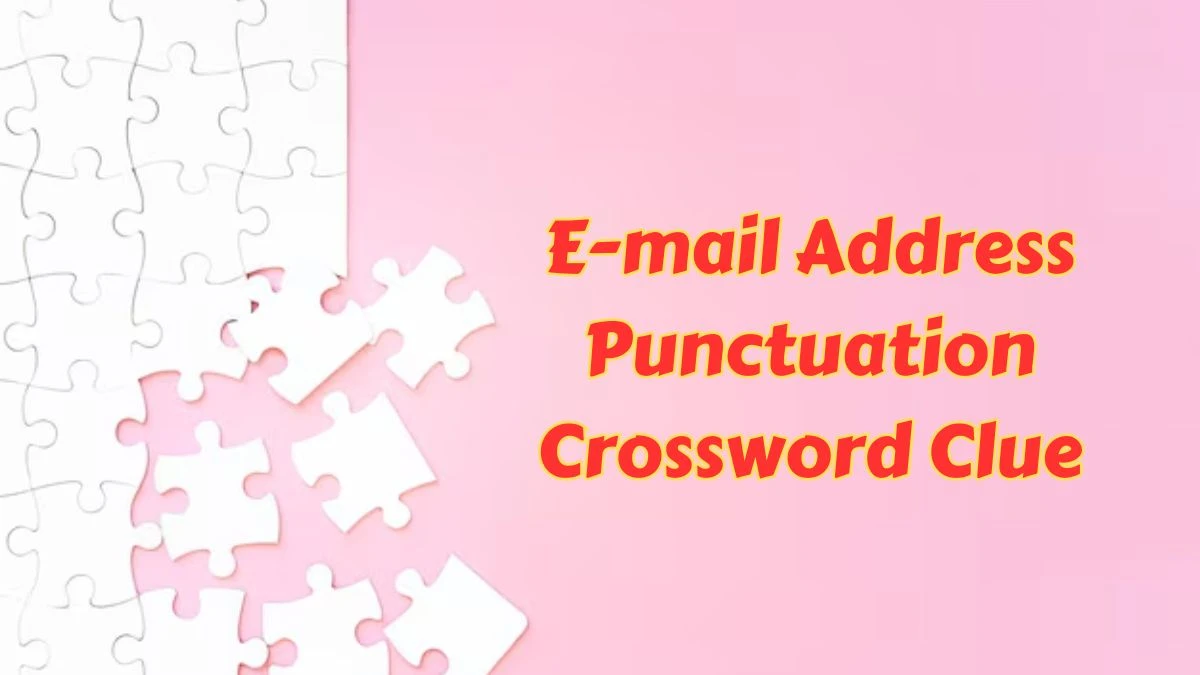 E-mail Address Punctuation Daily Themed Crossword Clue Puzzle Answer from June 26, 2024