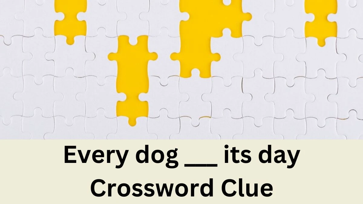 Every dog ___ its day Daily Themed Crossword Clue Puzzle Answer from June 22, 2024