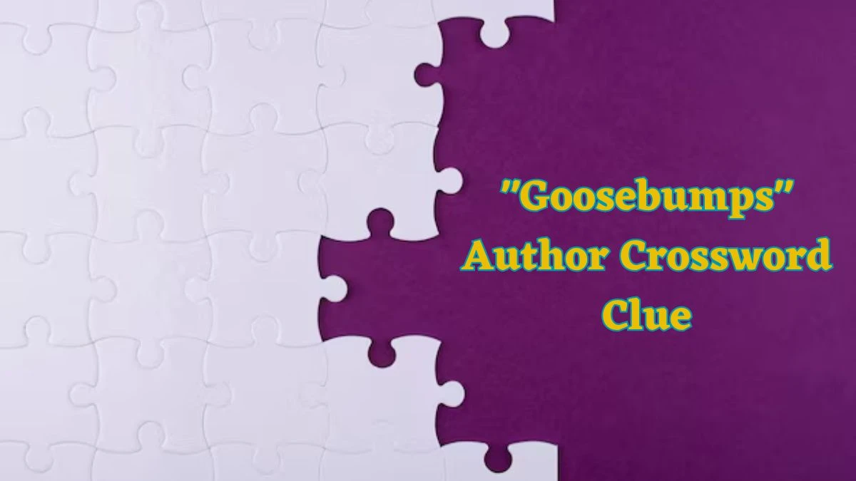 Goosebumps Author Daily Commuter Crossword Clue Puzzle Answer from June
