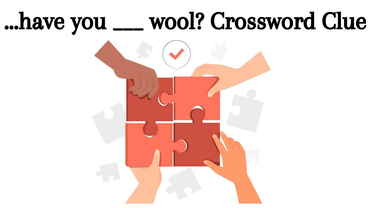 …have you ___ wool? Crossword Clue Daily Themed Puzzle Answer from June 28, 2024