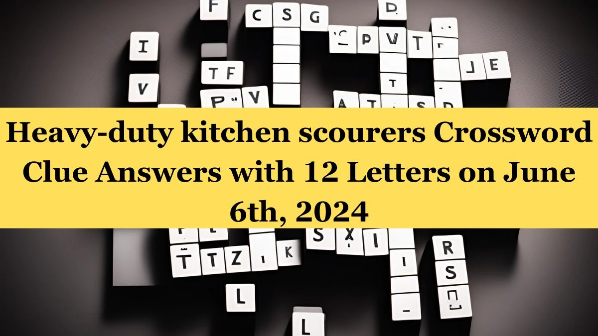 Heavy-duty kitchen scourers Crossword Clue Answers with 13 Letters on June 6th, 2024