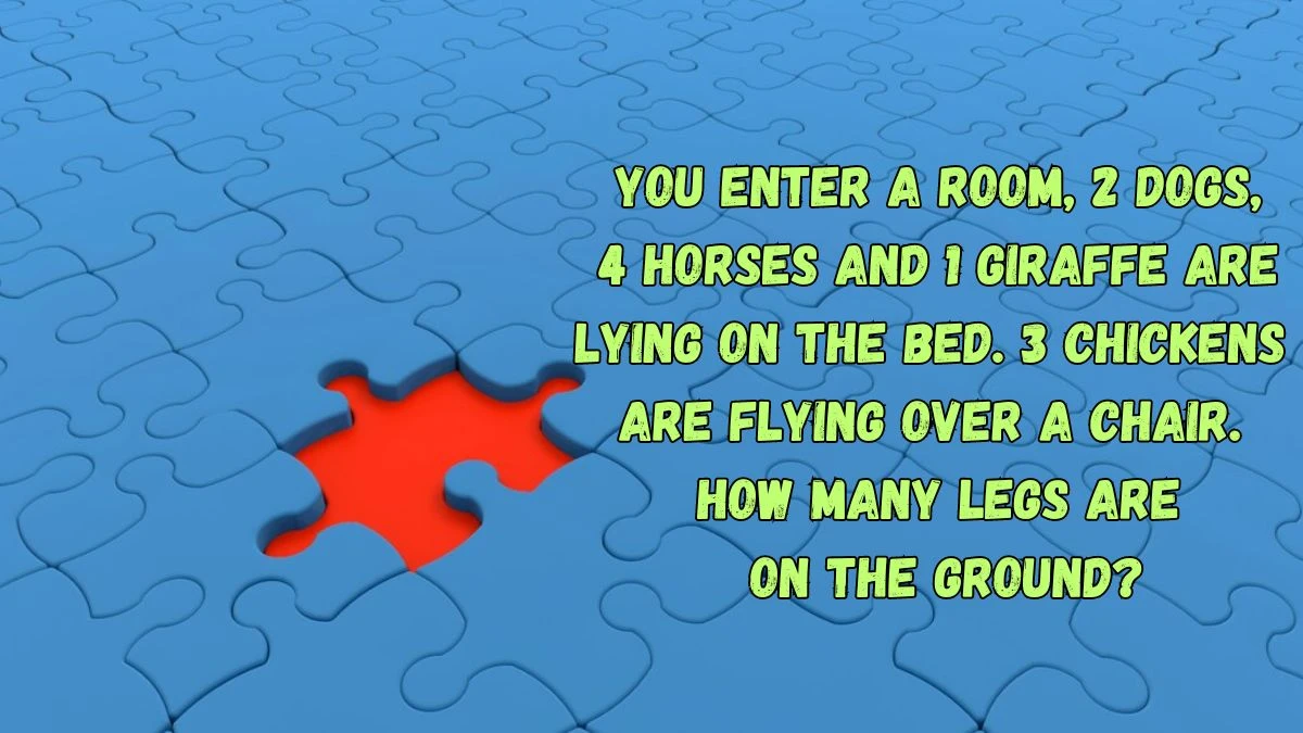 How Many Legs Are on the Ground? Riddle Answer Revealed