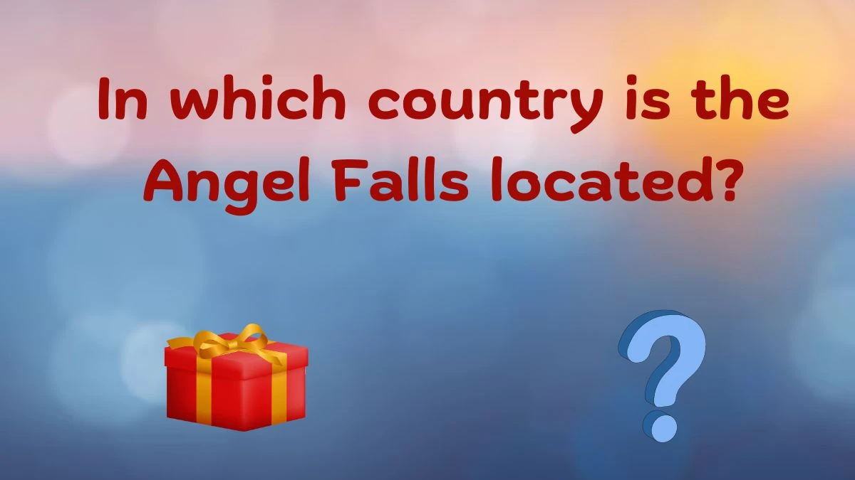 In which country is the Angel Falls located? Amazon Quiz Answer Today June 05, 2024