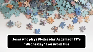 Jenna who plays Wednesday Addams on TV's Wednesday NYT Crossword Clue Puzzle Answer on June 01, 2024