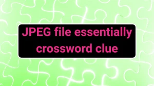 JPEG file essentially Daily Themed Crossword Clue Puzzle Answer from June 22, 2024