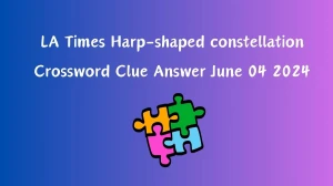 LA Times Harp-shaped constellation Crossword Clue Answer June 04 2024