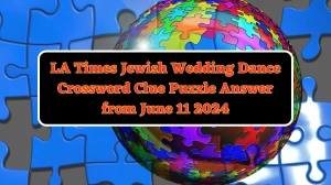 LA Times Jewish Wedding Dance Crossword Clue Puzzle Answer from June 11 2024