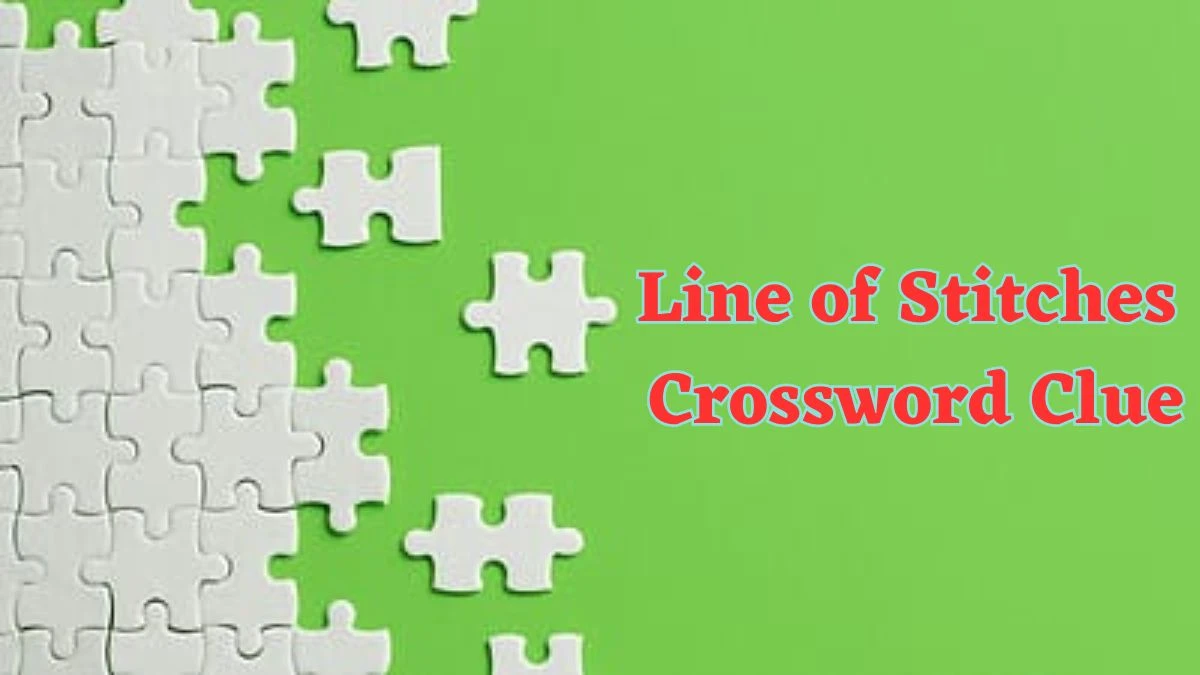 Line of Stitches Daily Commuter Crossword Clue Puzzle Answer from June 15, 2024