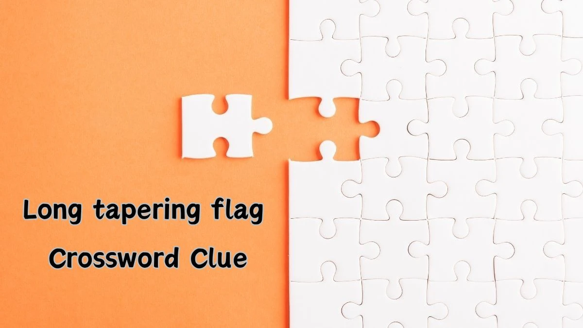 Long tapering flag Crossword Clue Puzzle Answer from June 21, 2024