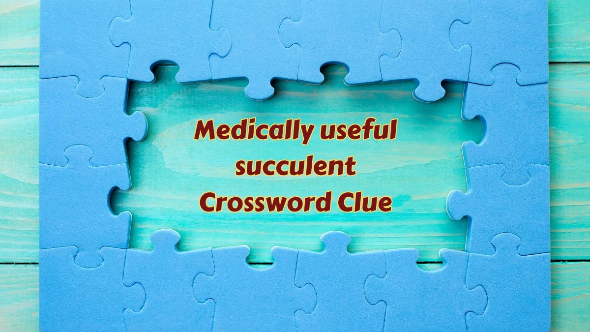 Medically useful succulent Daily Commuter Crossword Clue Puzzle Answer from June 28, 2024