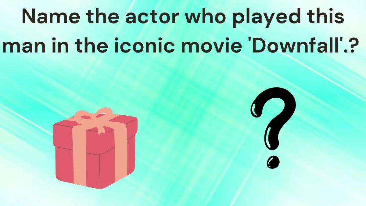 Name the actor who played this man in the iconic movie 'Downfall'.? Amazon Quiz Answer Today June 22, 2024