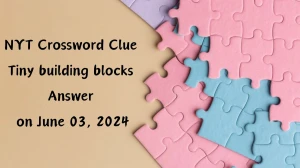 NYT Crossword Clue Tiny building blocks Answer on June 03, 2024