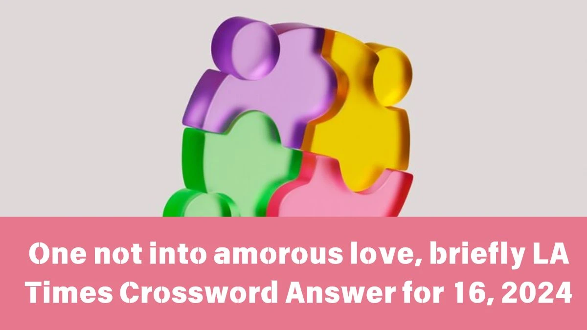 LA Times One not into amorous love briefly Crossword Clue Puzzle