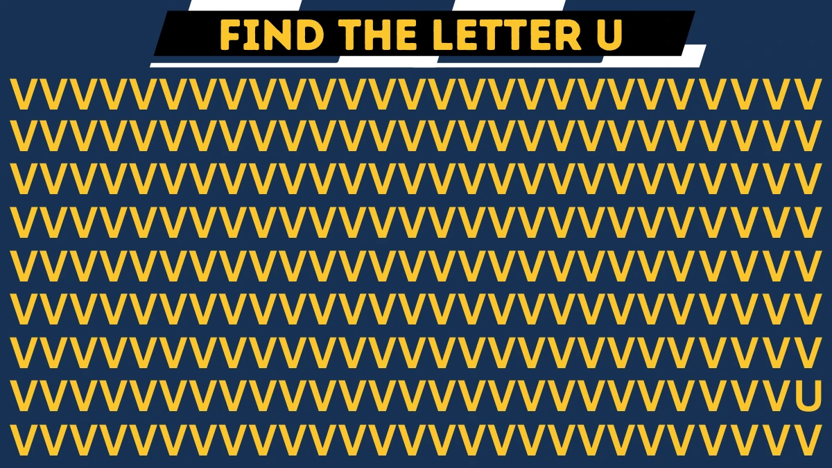 optical illusion eye test only the most attentive eyes can spot the letter u among v with 667bc3fdb832b96983780 1200
