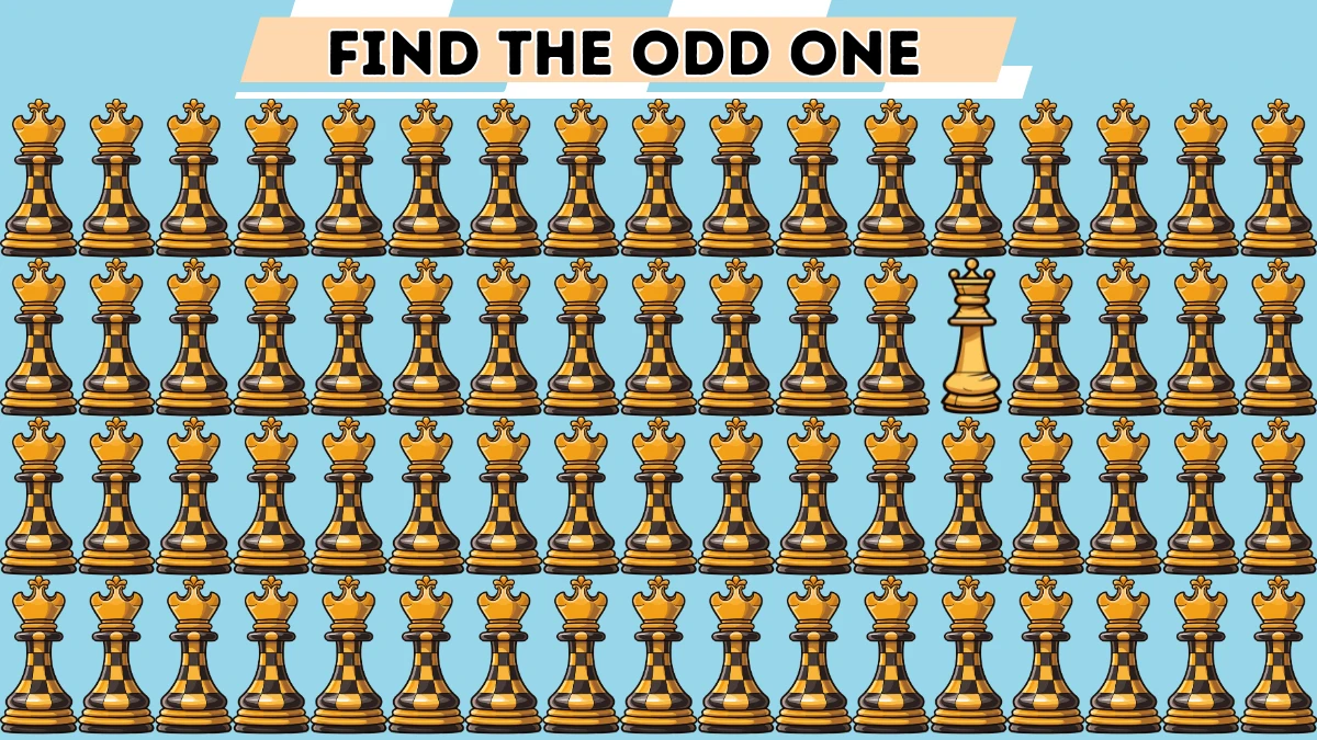 Optical Illusion Odd One Puzzle: Only the most observant eyes can spot the Odd One in 8 Secs