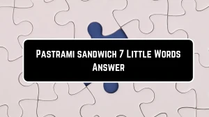 Pastrami sandwich 7 Little Words Puzzle Answer from June 23, 2024