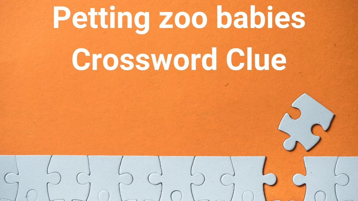Petting zoo babies Daily Themed Crossword Clue Puzzle Answer from June 29, 2024