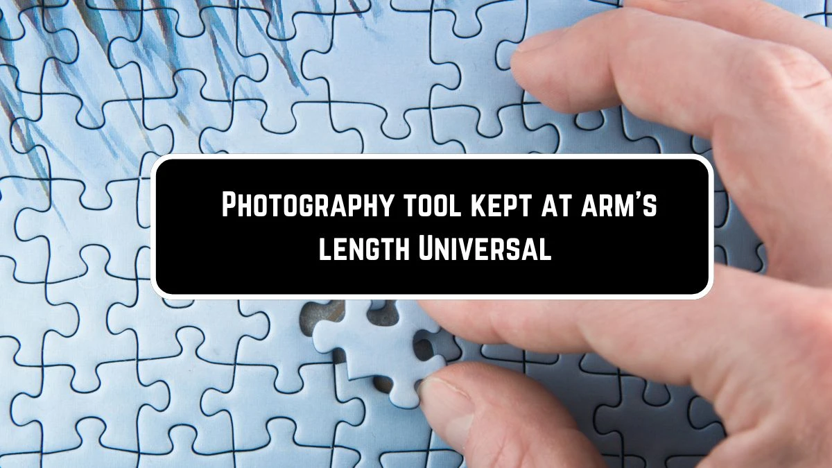 Photography tool kept at arm's length Universal Crossword Clue Puzzle Answer from June 08 2024