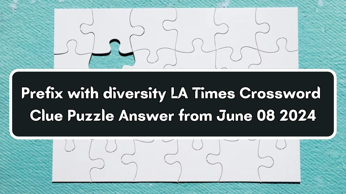 Prefix with diversity LA Times Crossword Clue Puzzle Answer from June 08 2024