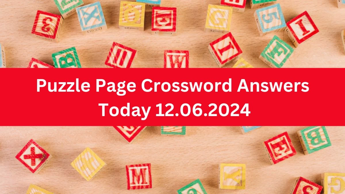 Puzzle Page Crossword Answers Today 12.06.2024